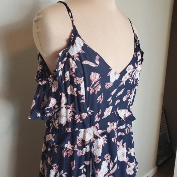 Jessica Simpson Floral Hi Low Midi Dress Size Small - Picture 3 of 4